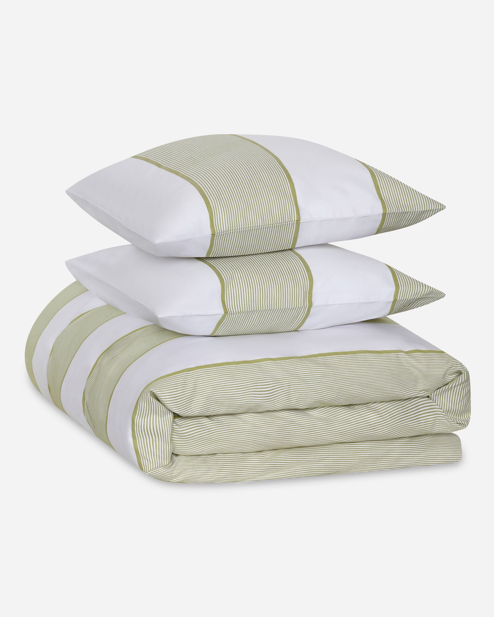 Green Woven Pinstripe