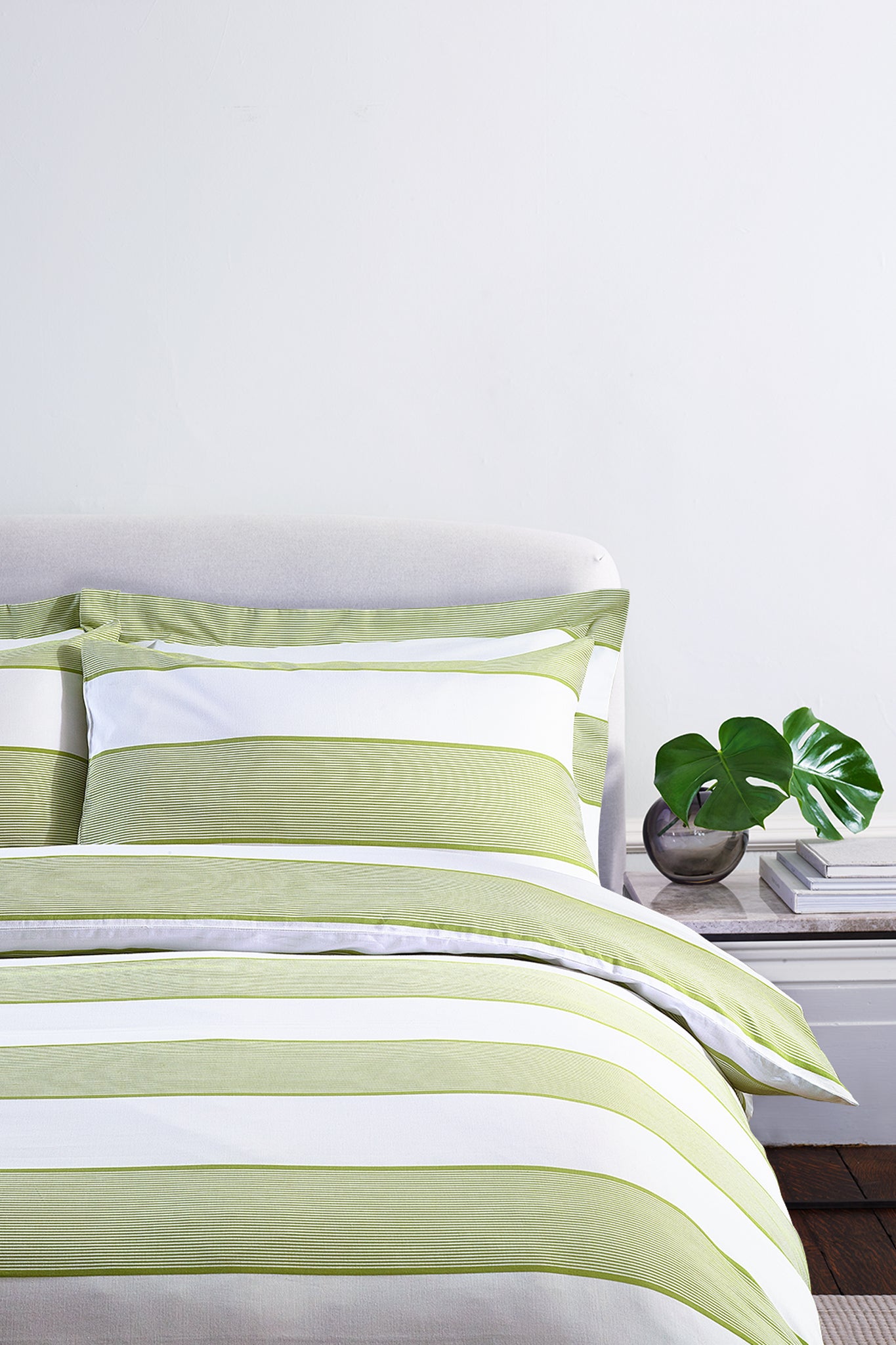 Green Woven Pinstripe