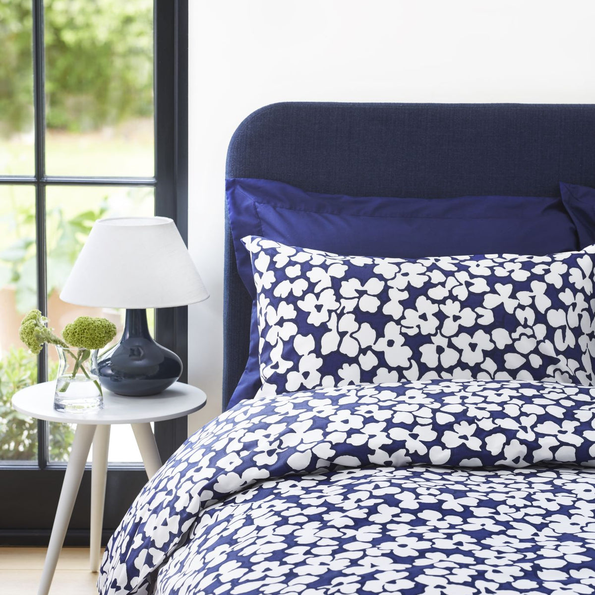 200 Thread Count Cotton Abstract Floral Duvet Cover Set – Jasper Conran ...