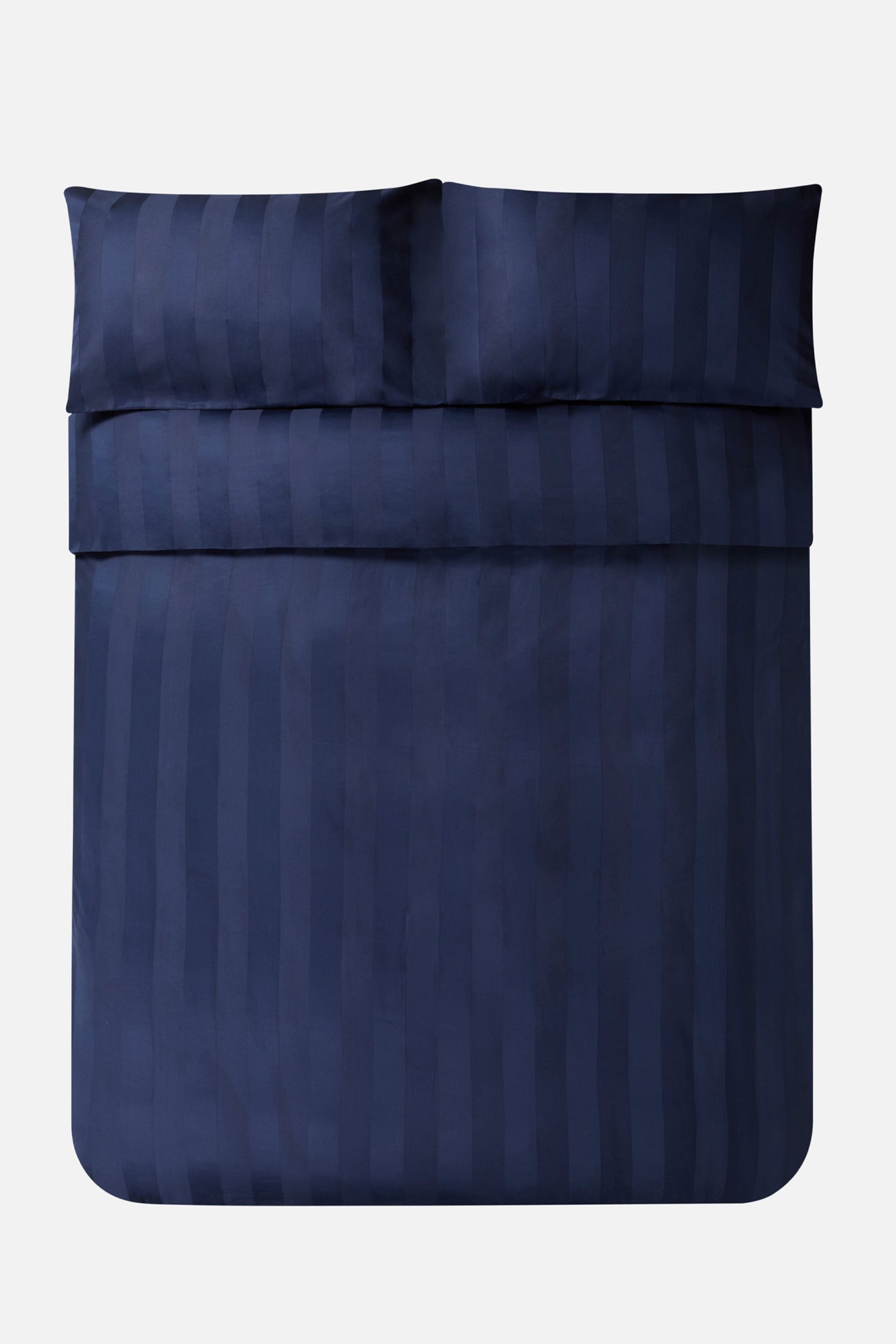 Navy Satin Stripe