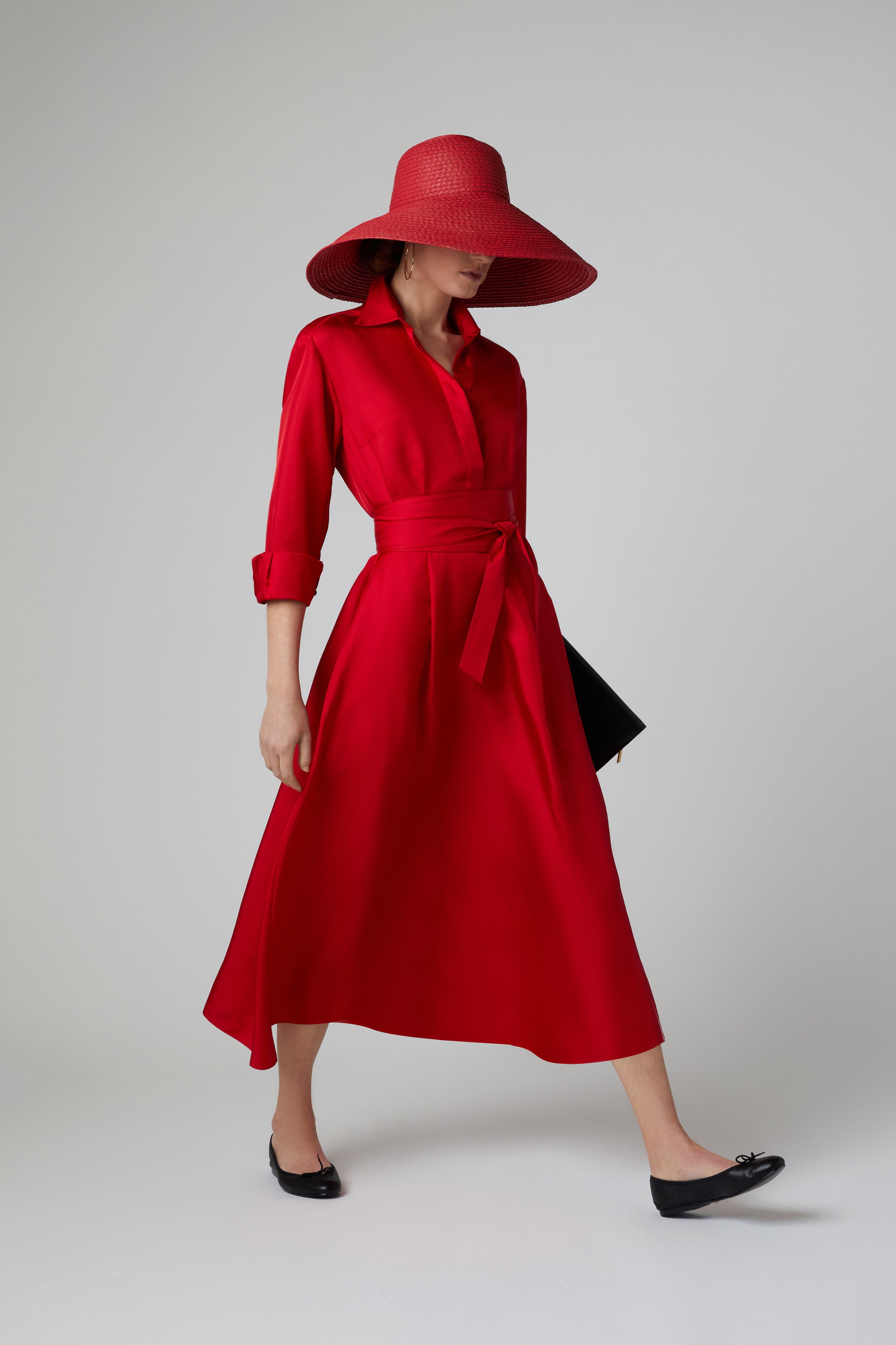 HOT Jupe Evasee Robe Chemise Evasee Robe-chemise à Jupe