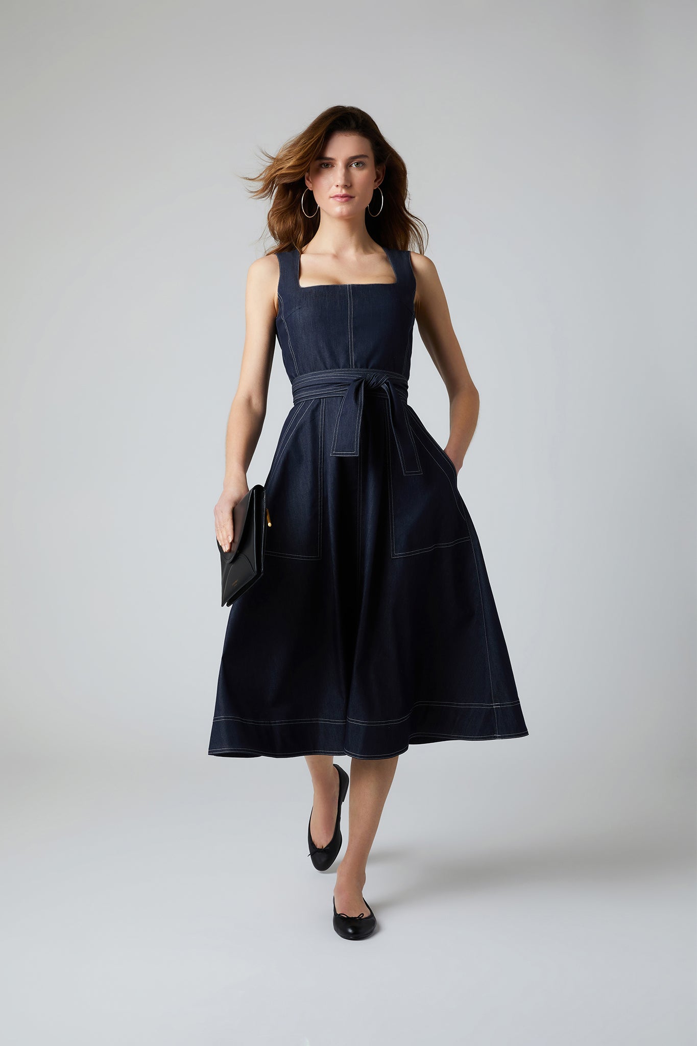 Midi Dresses | Fitted Midi Shirt Dresses | Jasper Conran London