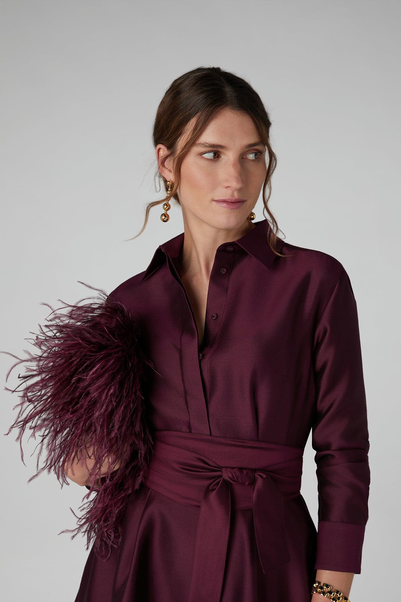 Inez Feather Clutch – Jasper Conran London